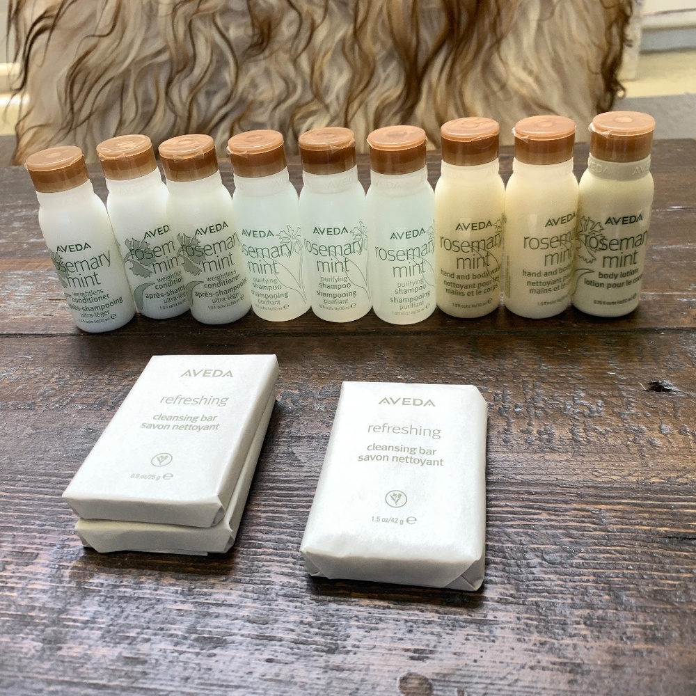 AVEDA Rosemary Mint Amenity 12pcs Set